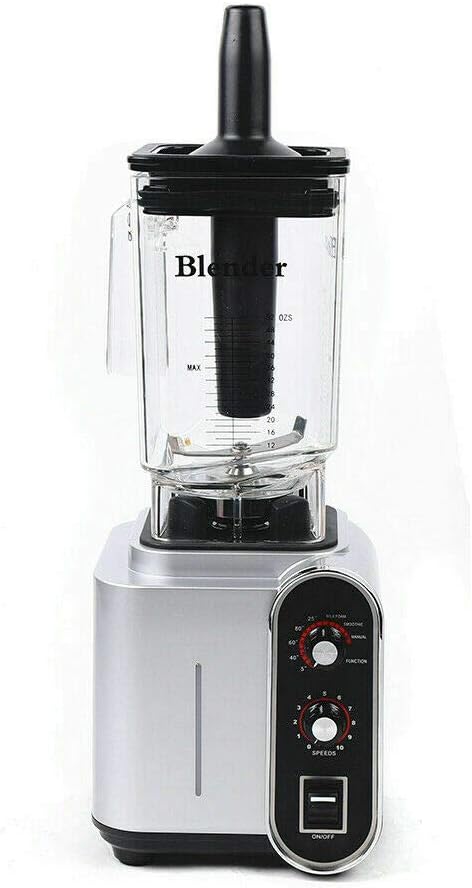 110V 2200W Electric Blender Mixer Commercial Smoothie Blender for Shakes and Smoothies with 10-Gear Optional Speed Suitable for Home or Commercial Use 24000r/min