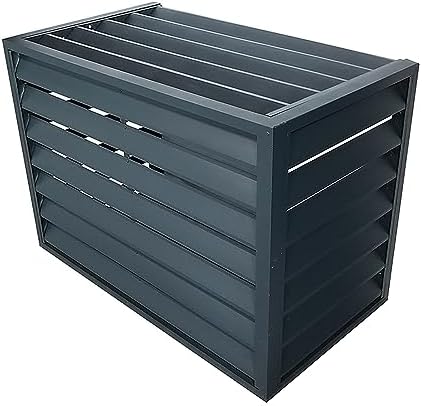 Cover for Outdoor Air Conditioner Cover Ac Units Protection, Aluminum Alloy Grille Decorative Air Conditioner Fence Condenser Heat Pump Cover, Pool Pump Trash Can Enclosure