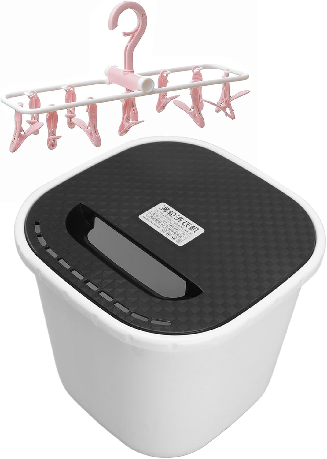 Portable Mini Washer Small and Lightweight Laundry USB Powered Mini Compact Travel Washing Machine (Pink)