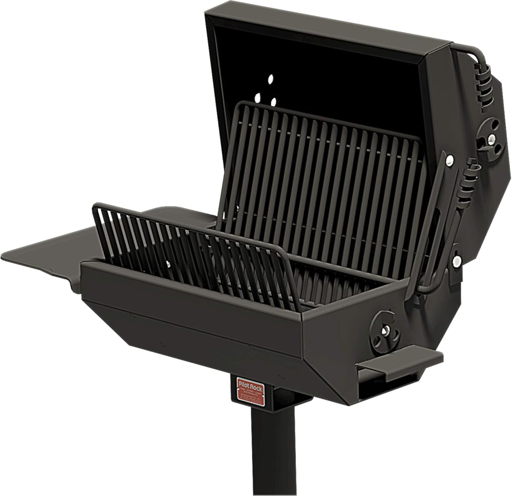 Pilot Rock Steel Covered BBQ Grill - 19in. x 22in. Model Number EC-26/S B2