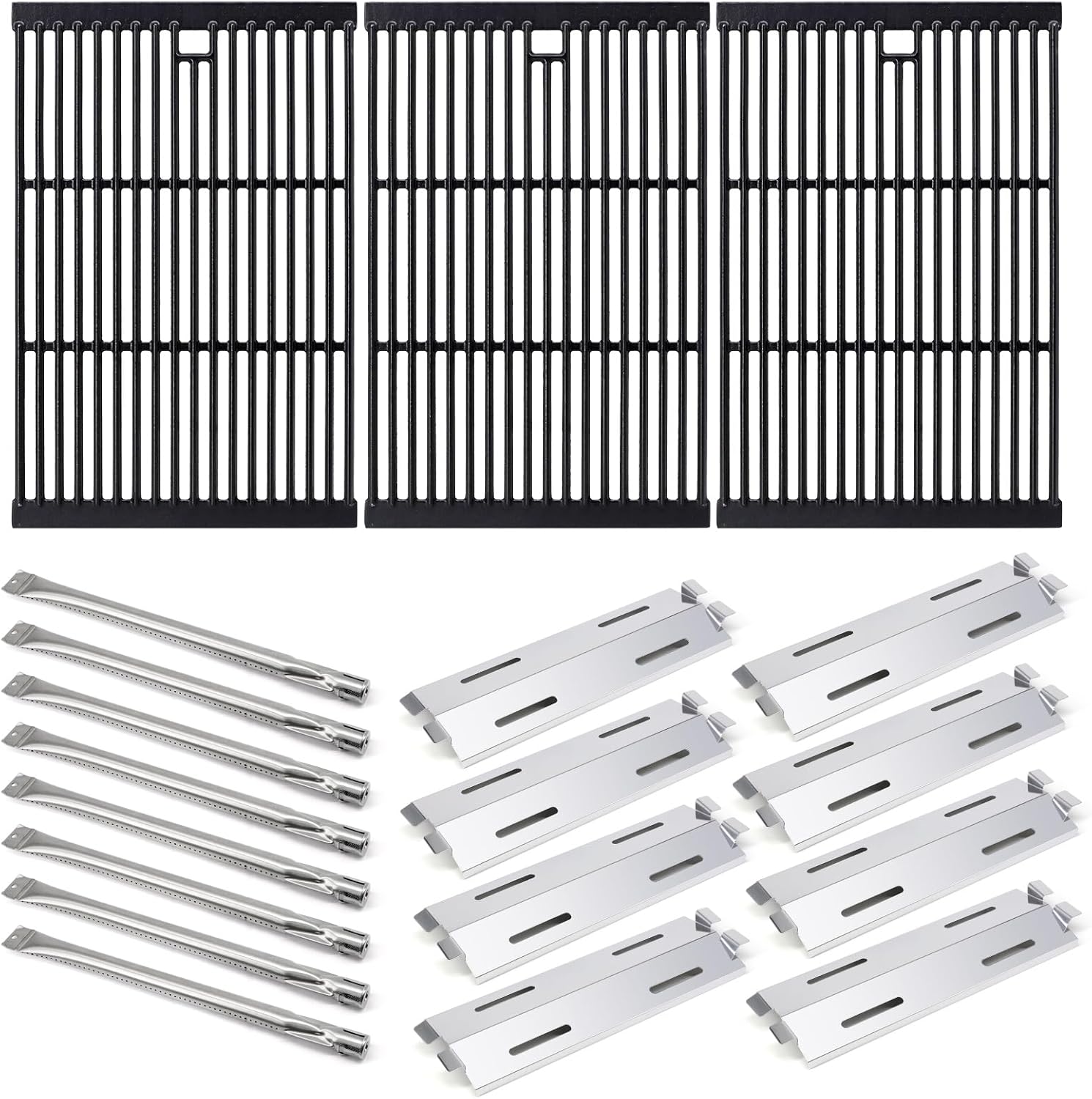 Adviace Replacement Parts for Members Mark Grill GR2039201-MM-00, Grill Grates & Burners & Heat Plates for Members Mark GR2039201-MM-00 8 Burner Event Grill