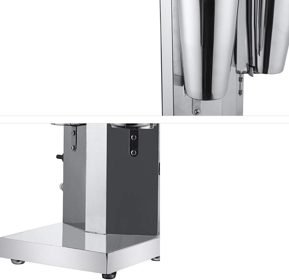 Milkshake Maker, Double Head Milk Shake Machines, 180W Commercial Milk Shake Maker 2-Speed Blender Electric Milkshake Makers Machine with 27.05 oz Stainless Steel Cups, 110V