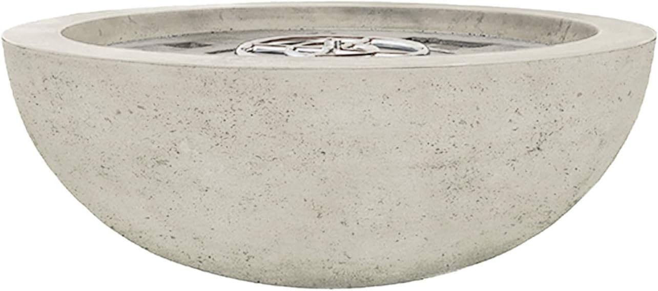 Prism Hardscapes Moderno 4 Concrete Gas Fire Pit (PH-404-3NG), Natural Gas, Natural, 48-Inch