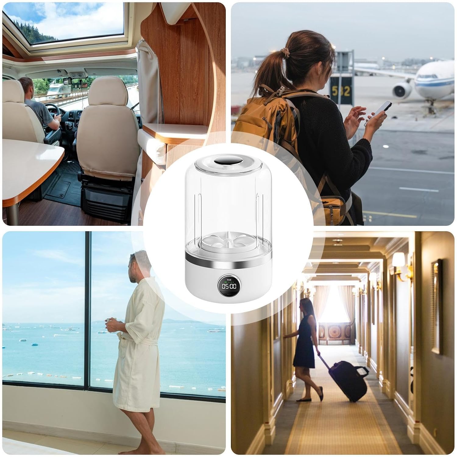 Underwear Washer | Panty Washing Machine With Double Cleaning Modes | Camping Laundry Machine | Portable Silent Underwear Washing Machine For Travel Apartment Camping Dormitory