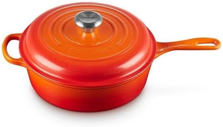 Le Creuset Enameled Cast Iron Signature Cassadou, 3.75 qt., Flame