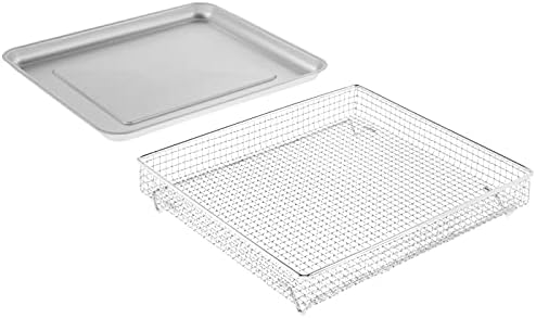 Cuisinart Convection Toaster Oven Airfryer Combo, 6-in-1 1800 Watts, XL Capacity Convection Oven with 60-Minute Timer/Auto-Off for Toast, Bake or Broil, Stainless Steel, CTOA-122