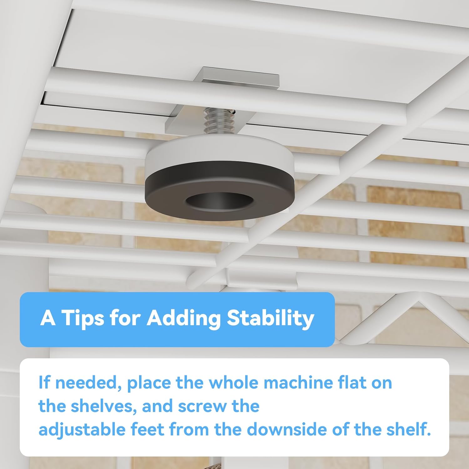 U16 Upgraded Washer Dryer Stacking Rack for Narrow Laundry Room and Bathroom, Metal Over Washer and Dryer Storage Shelves for Saving Space, 29.5