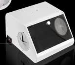 Dental Lab Tempered Glass Baffle High Strength LED Vacuum Dust Collector Vacuum Extractor Box with 2 Filters