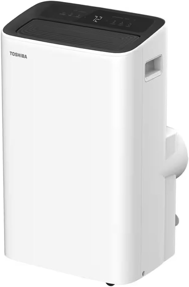 Toshiba PX0611CWRUFR 6,000 BTU (10,000 BTU ASHRAE) 115-Volt Smart Wi-Fi Portable Air Conditioner for Up To 250 Sq. Ft. - Certified Refurbished