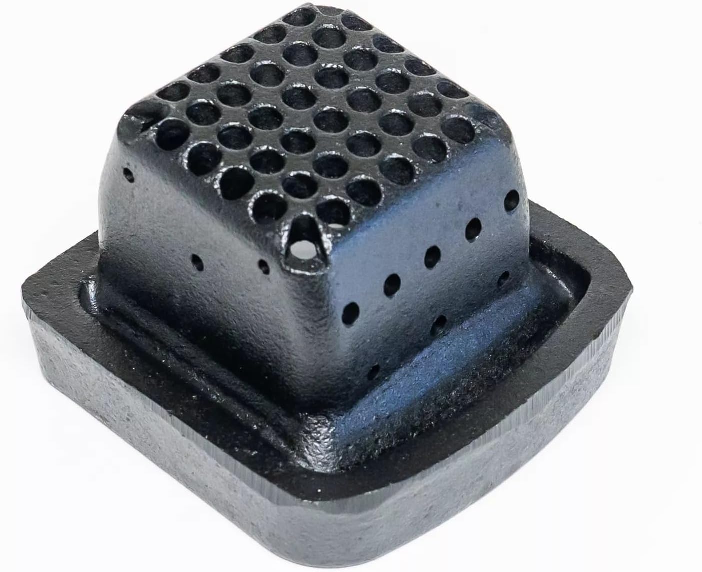 Cast Iron Burnpot Firepot for Ravelli EcoTeck Francesca Monica 070-07-001N 4x4x3h with Slightly Curved Front