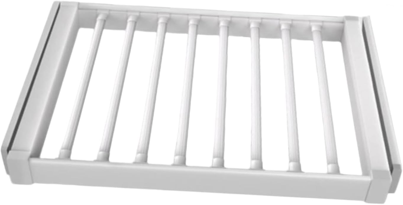 Retractable Clothes Hanger Above Washing Machine,Hidden Rebound Pull-Out Clothes Drying Rack,for Bedroom Cloakroom(Color2,664-714mm)