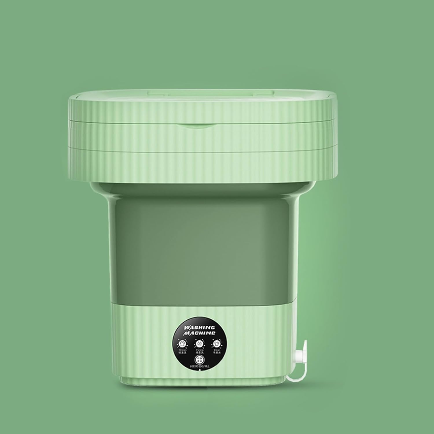 Portable Washer 10L Foldable Portable Washing Machine with Drain Basket 3 Modes for Washing Clothes for Pets, Underwear, Laundry Machine Suitable for Camping,Apartment, School, Dormitory ( Color : A )