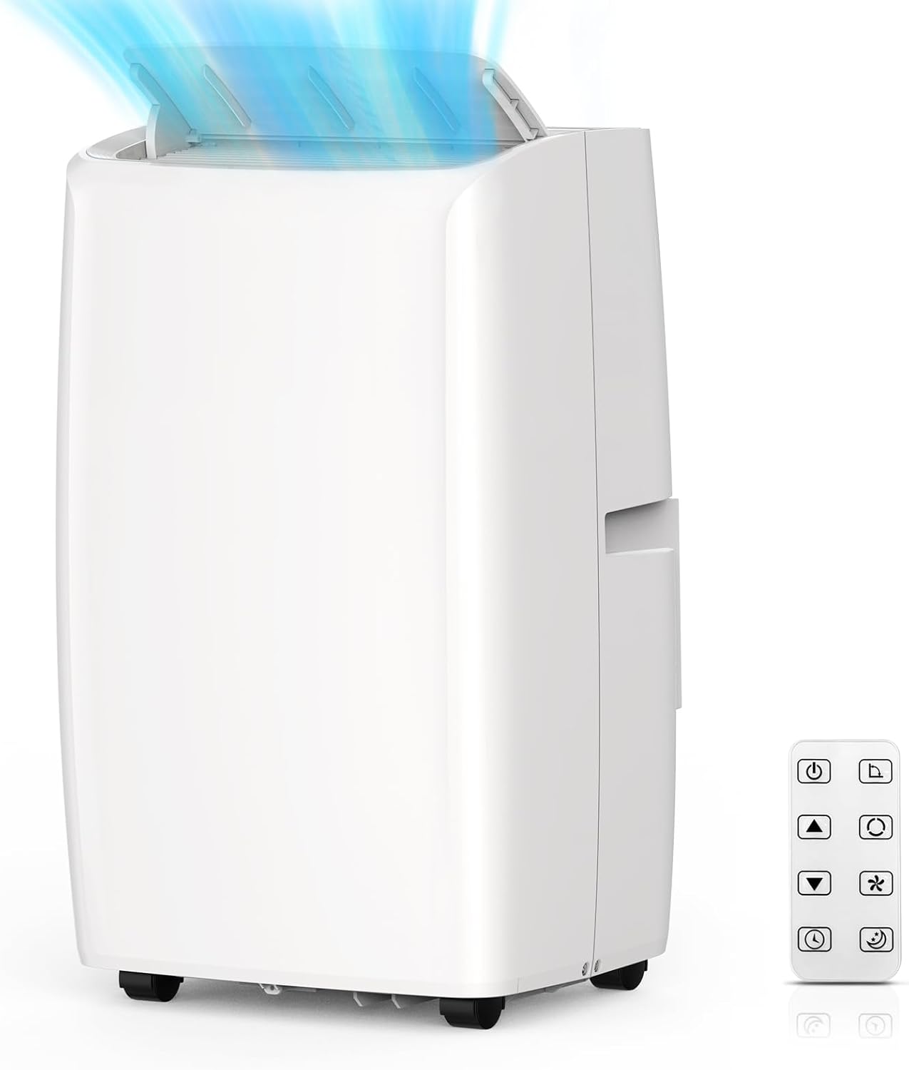 14000 BTUs Portable Air Conditioners, 3-in-1 AC Unit with Fan & Dehumidifier, Cools Room up to 750 Sq.Ft., Smart/Sleep Mode, Remote Control & 24H Timer for Bedroom