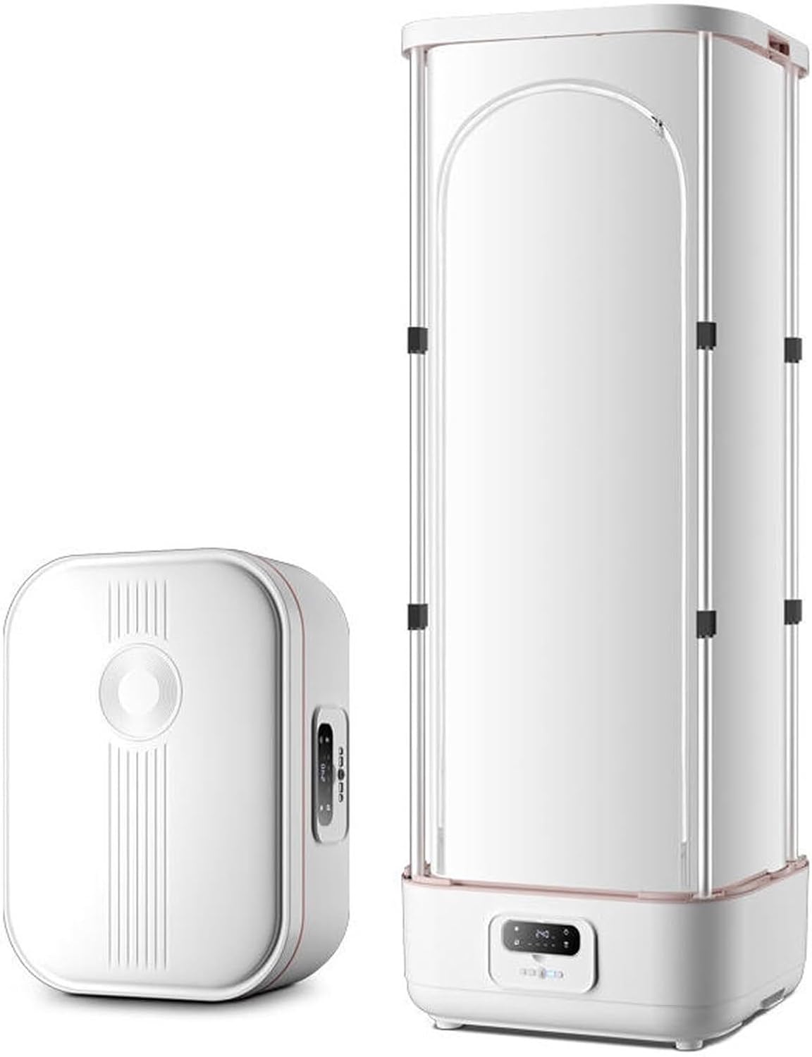 Portable Clothes Dryer and Automatic Ironing Machine, Vertical Steam Iron with Smart Features, Steam Closet for Clothes & Fabric