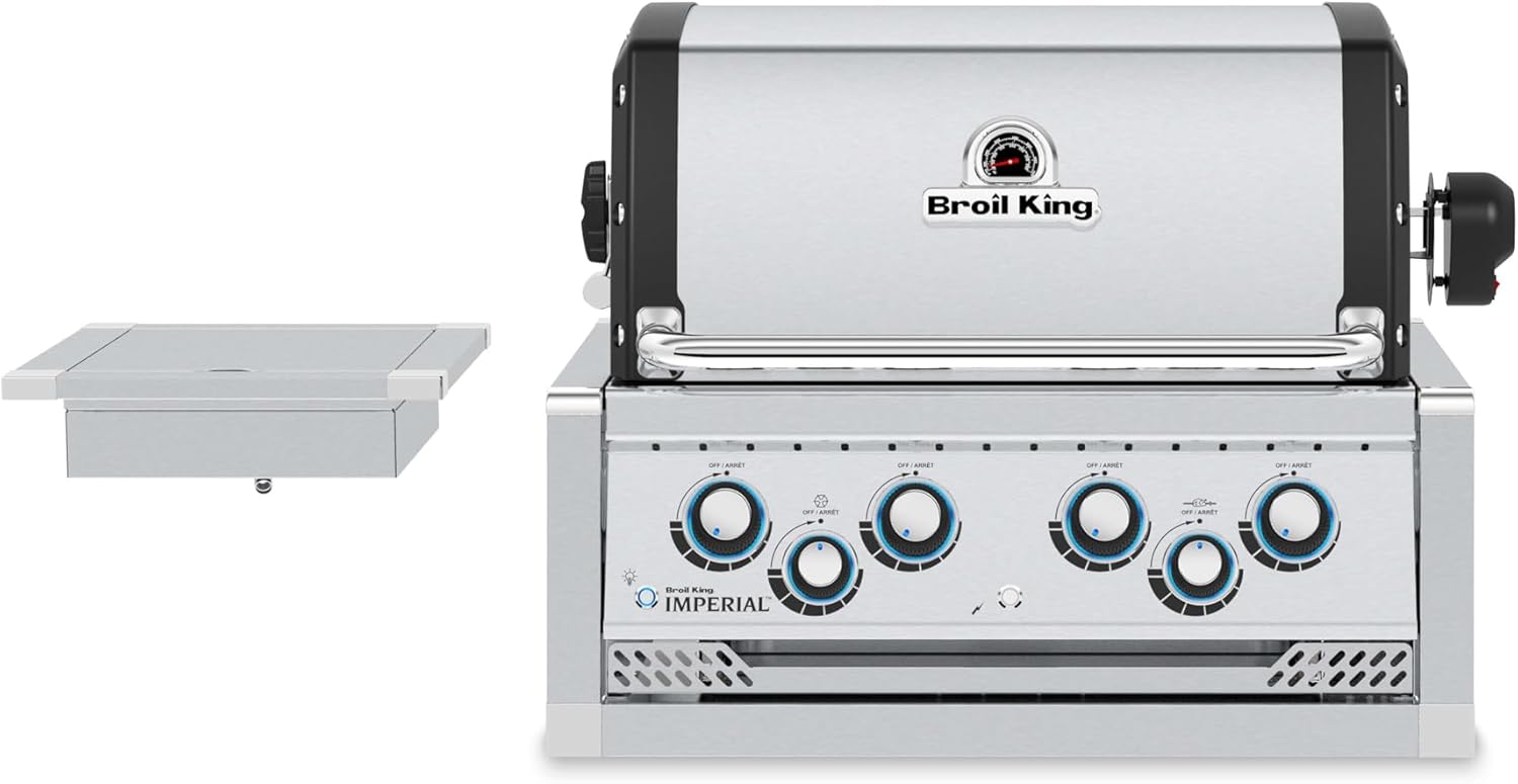 Broil King 956084 Imperial S 490, Liquid Propane (LP), Stainless Steel, Black