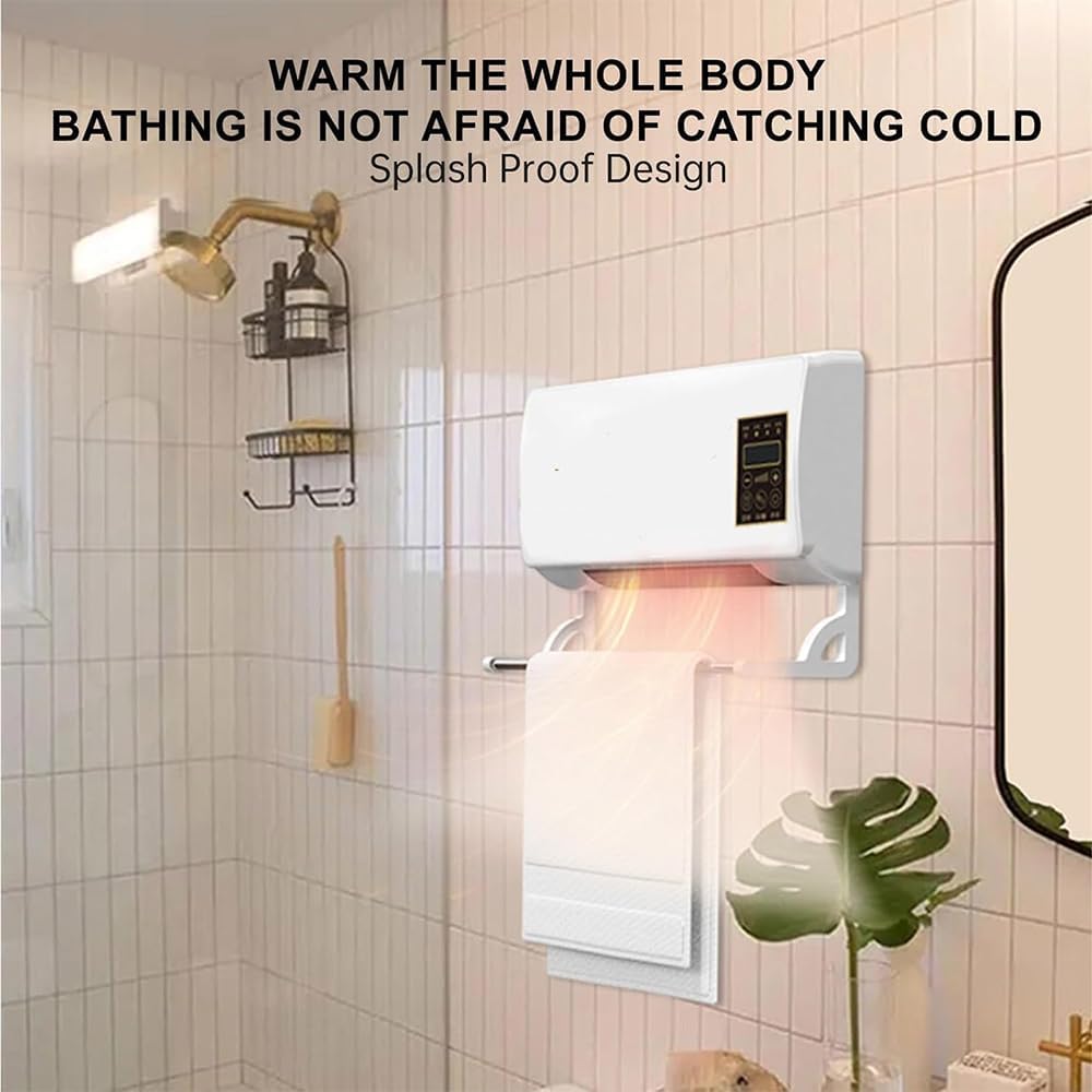 Mini Aire Acondicionado Portátil De Pared Wall Air Conditioner Fan Multifuntional Air Conditioner for Bedroom with Precise Remote Control 6h Programmable Timing