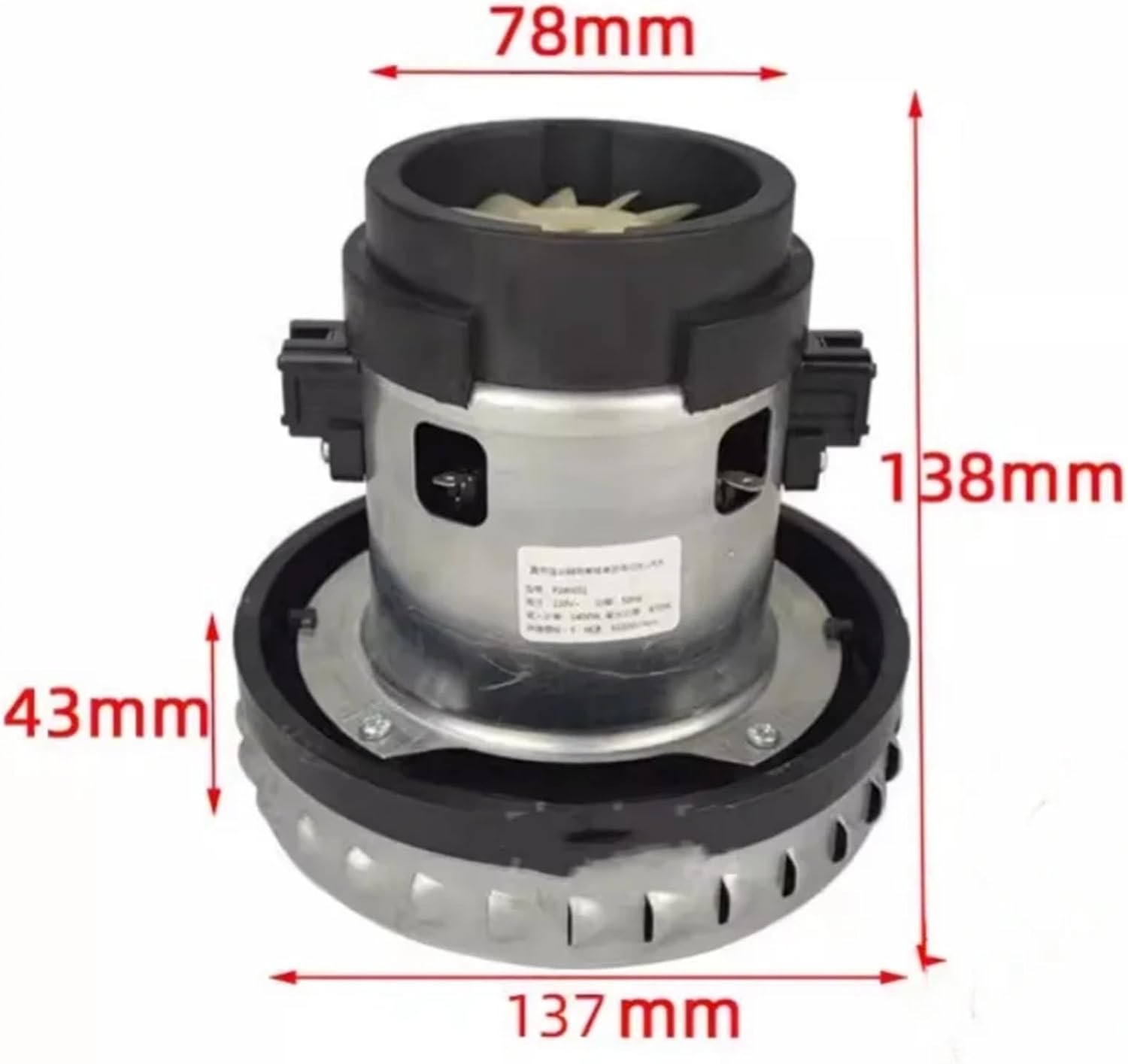 P24D01 1400W Vacuum Cleaner Motor,Compatible for Lake, VC-CW3002 Hanson HS-205A Karcher WD3.200 Replacement