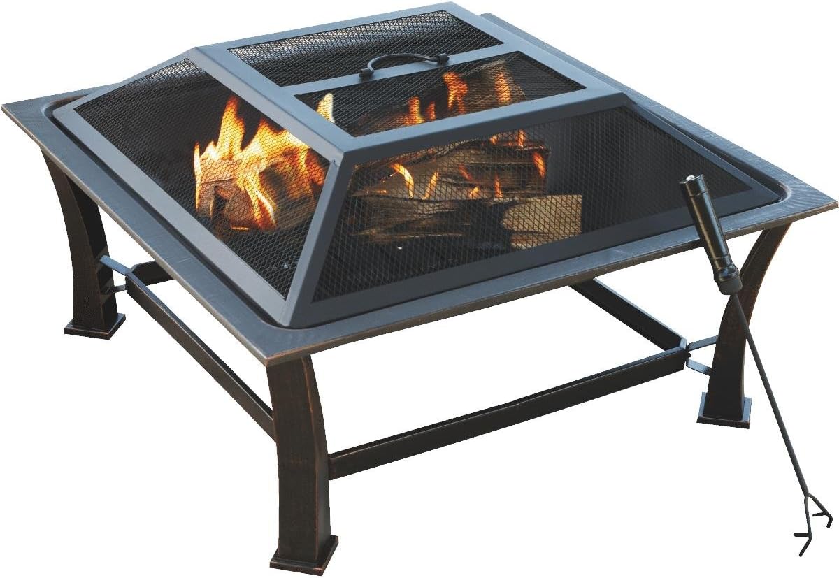 DO IT BEST GS FT-51256B Square Fire Pit, 30
