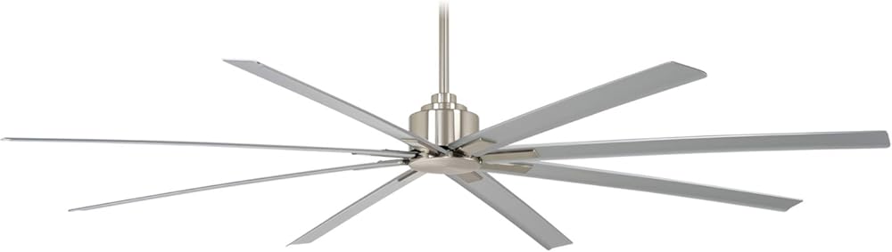 Minka Aire Xtreme H2O 84 in. Indoor/Outdoor Brushed Nickel Wet Ceiling Fan with Remote Control