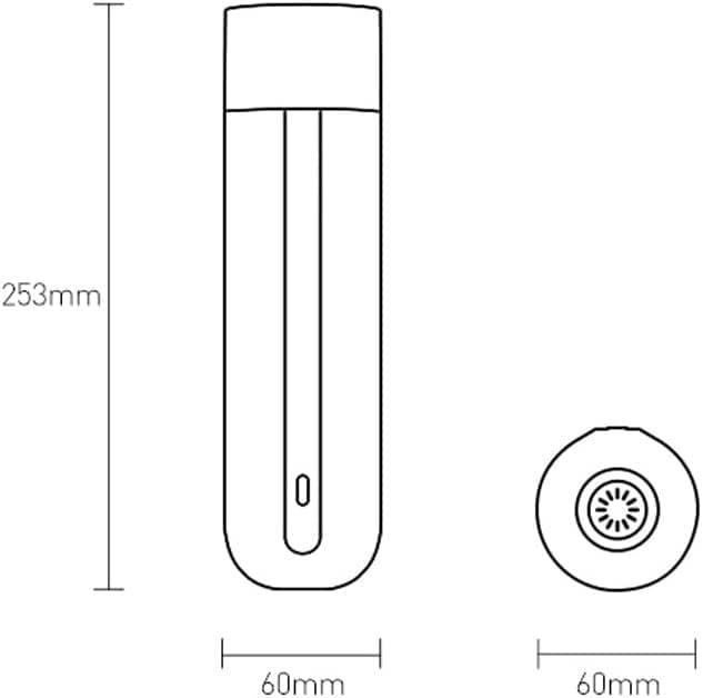 YIORYO Handheld Car Vacuum Cleaner 5000Pa Powerful Suction Mini Auto Vacuum Cleaner for Home & Car & Office (Gray : White)