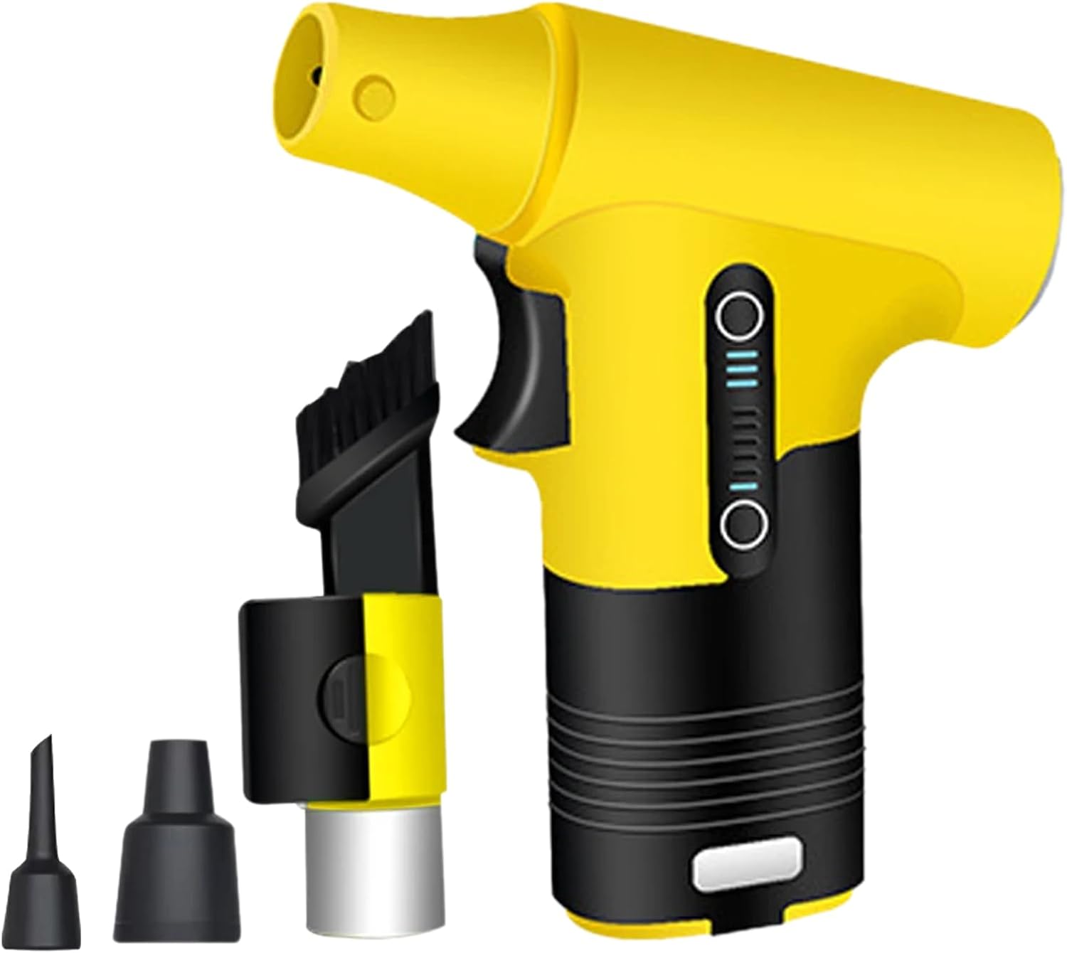 Efficient Dust Cleanings Tool Blowers Electric Fan Plastic Electric Air Duster Plastic for Clean, Mixed Sizes, Yellow