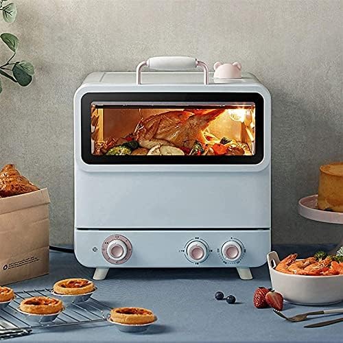 20L Toaster Oven Tabletop Cooking Baking Portable Oven 1200w 60 min Timer 100-250°. Multifunctional Steaming and Baking Machine Automatic Steam Baking Cake