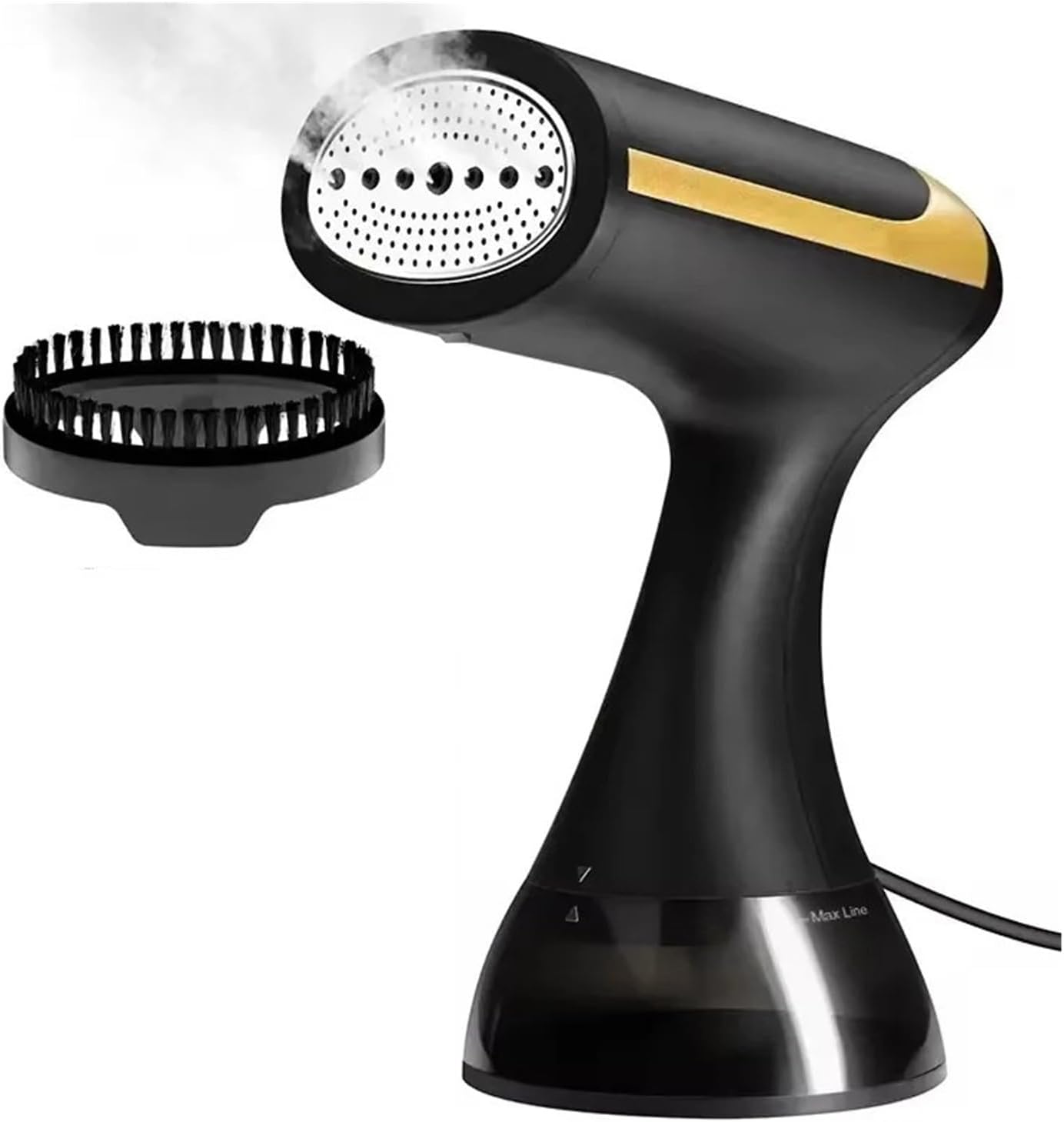 Handheld Garment Steamer, Vertical Steam Iron Hand Holding Clothes Household Travel Steamer Portable Wet Ironing Machine 350ML,Steaming & Ironing,(Black)