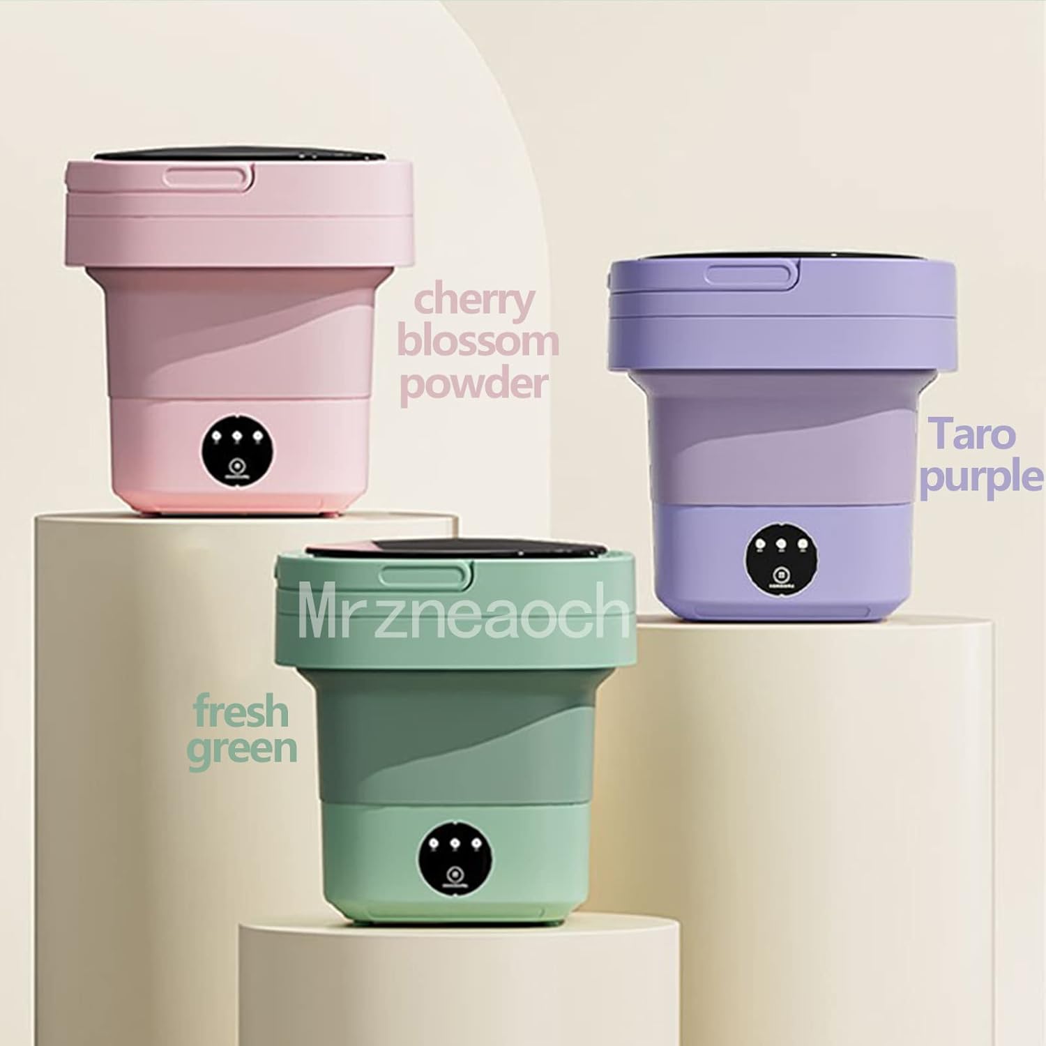 Portable Washing Machine, Ultrasonic Sterilization Foldable Mini Small Washer For Underwear Or Small Items Washing Baby Clothes，suitable For Apartment Dorm,travelling,best Gift Choice