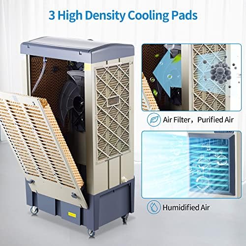 Uthfy 8979 CFM Swamp Cooler, 58