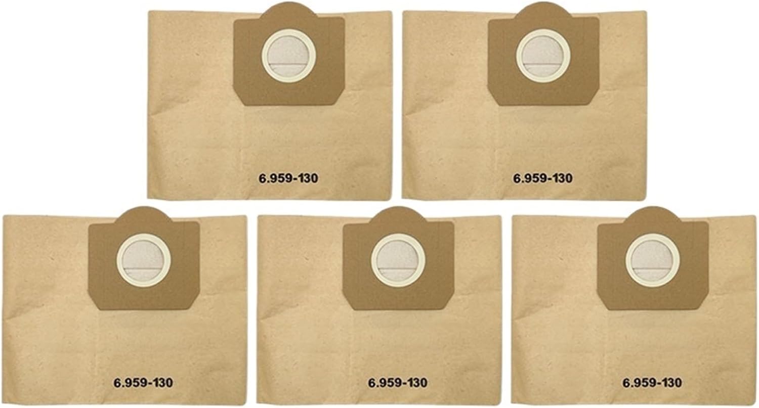 Replace Vacuum Cleaner Dust Bag Hepa Filter ，Compatible for Karcher ，MV3 WD3 WD3200 WD3300 A2204 A2656 WD3.500P SE4001 SE4002 Vacuum Cleaner Parts(12PCS)