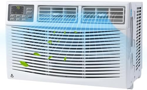 12000btu Window Air Conditioner, 115v Wall Window Ac Units, Wi-Fi Enabled, Remote Control, Energy Efficient, Cools Up to 550Sq.Ft Window Ac Units For Bedrooms Guest Rooms