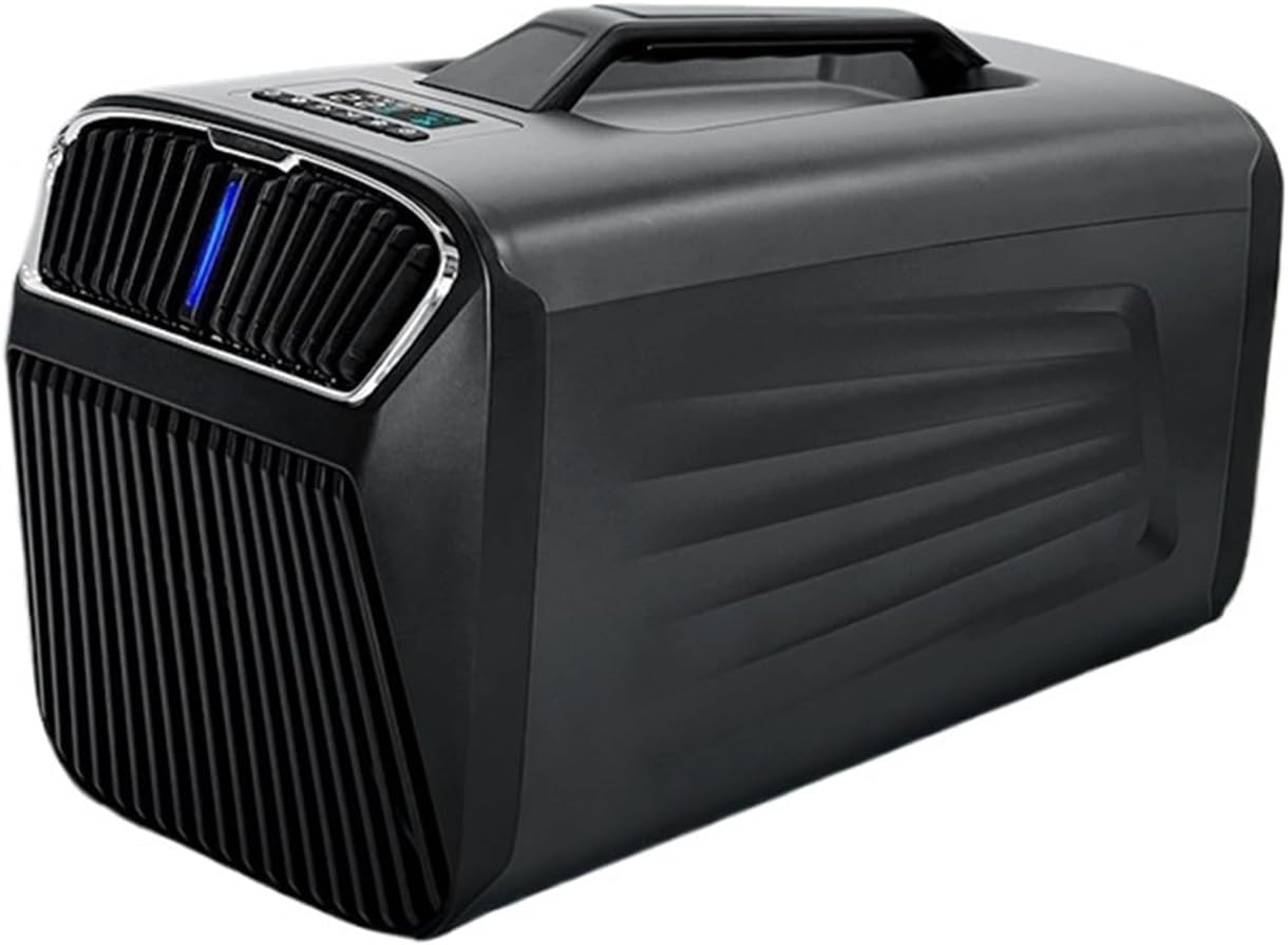 Portable Air Conditioner, Portable Mini Air Conditioner Compressor Cooling for Car Outdoor Camping Tent,Desktop Fan for Home Outdoors(Gray)