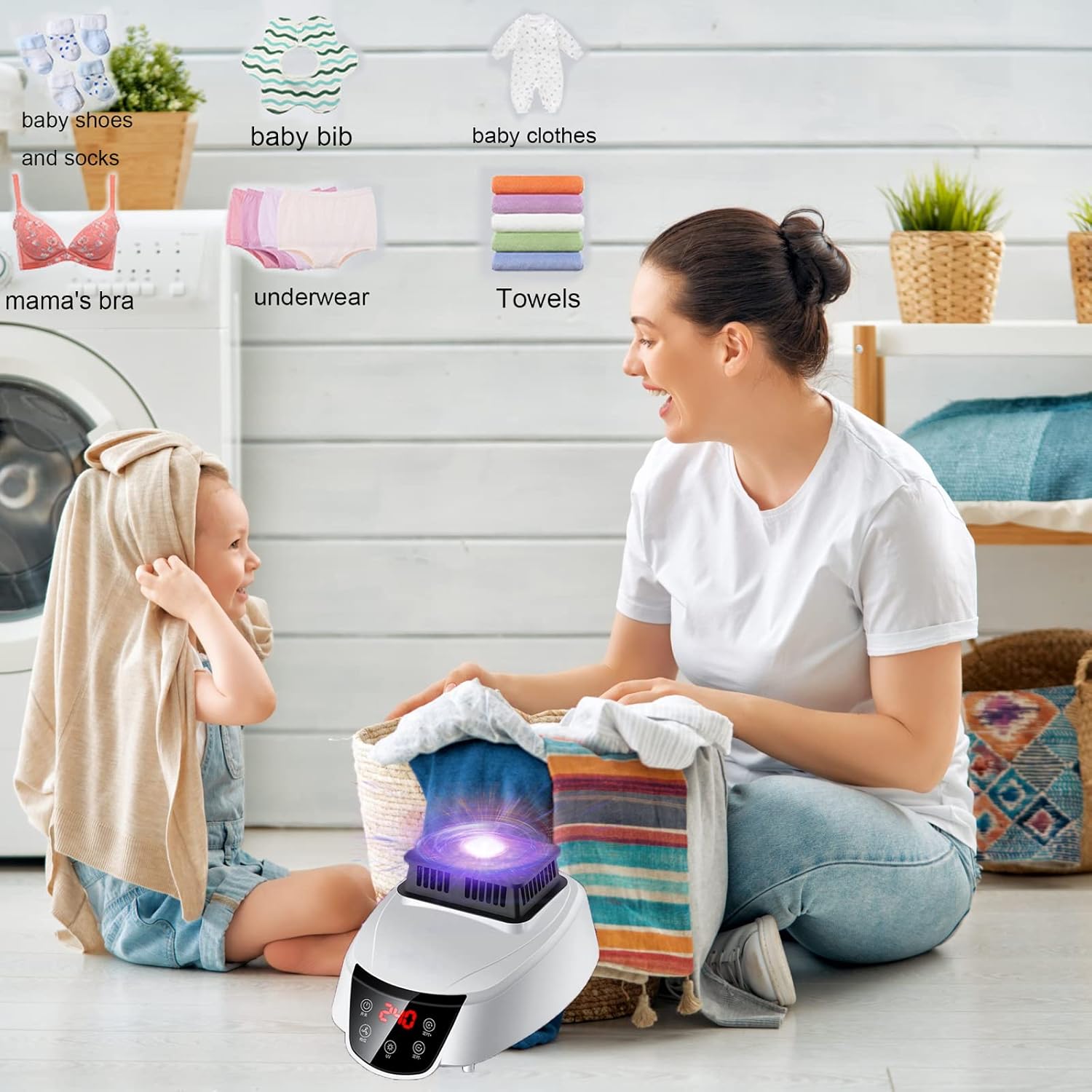 Electric Airer Clothes Dryer,Indoor Foldable 1300w Clothes Drying Rack Heated,Heated Airer with Remote Control Adjustable Timer Low Noise,Electric Clothes Dryers Indoor Low Energy The New