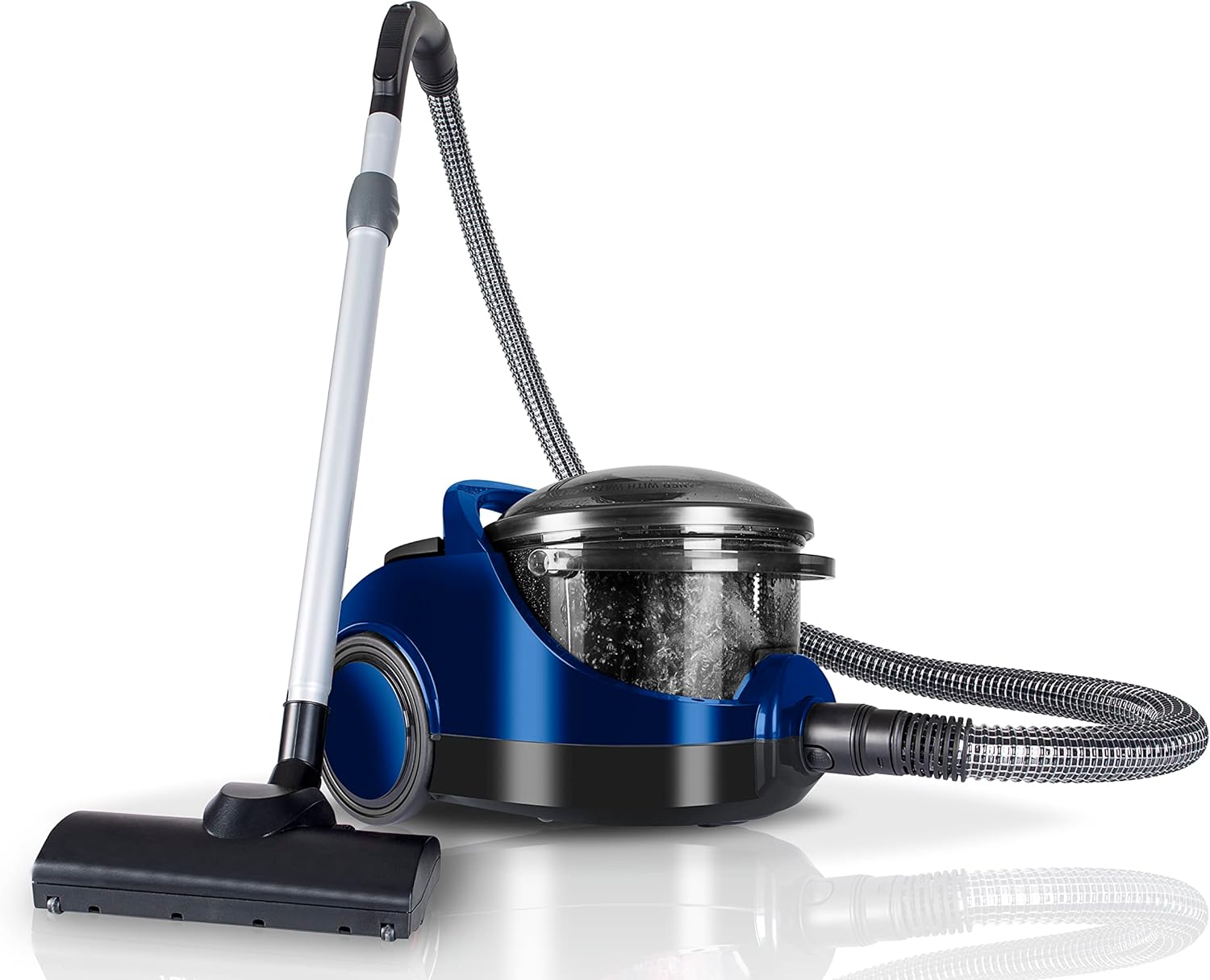 Canister Vacuum Cleaner - Water Filtration, 5-Level Filtration, Bagless, Allergy/Pet Pro