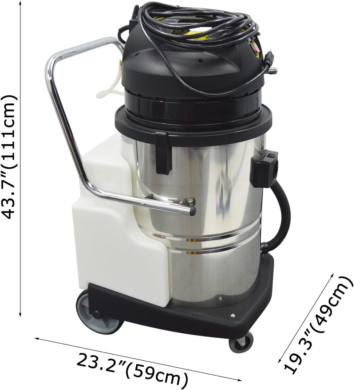 TECHTONGDA Commercial Carpet Cleaner 80L/21Gal Carpet Extractor Upholstery Wet Dry Vacuum Cleaner Floor Cleaning Machine 2000W