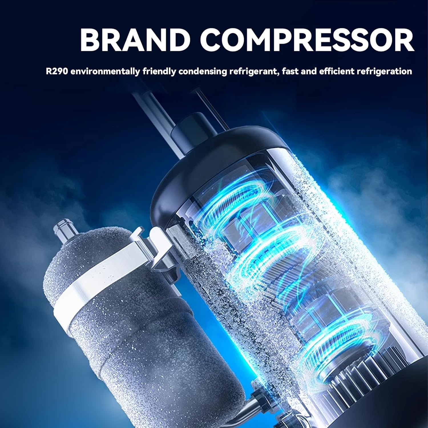 Energy Efficient Portable Air Cooler, Low Cost Portable AC Alternative & Dehumidifier, 38/44dB(A) Quiet, Smart Air Conditioner for Room Indoor/Outdoor