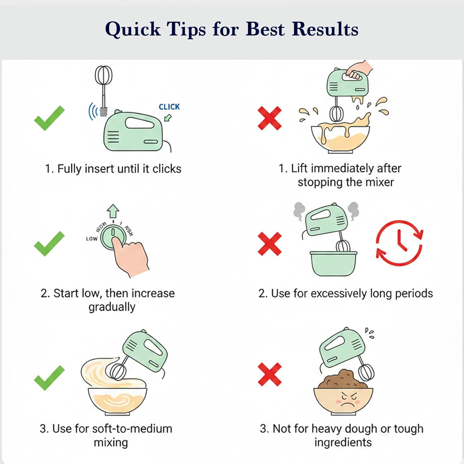 4-in-1 Electric Hand Mixer for Baking, Cooking and Coffee Drinks(Champagne Gold)