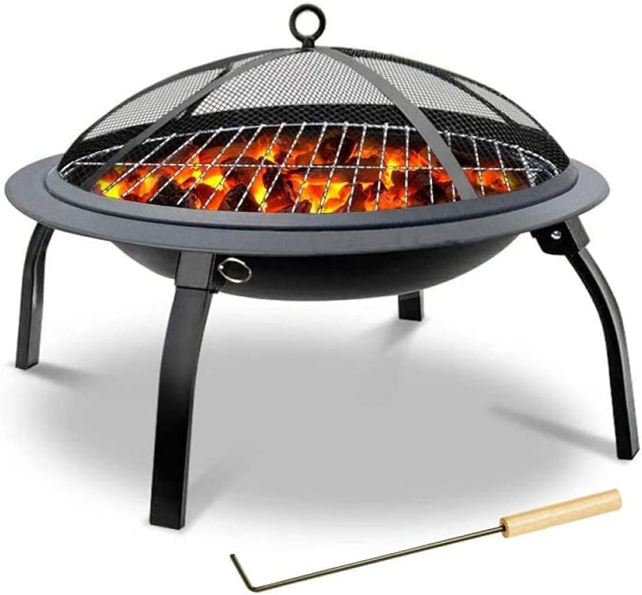 Grill Outdoor Barbecue Grill Charcoal Grill Stainless Steel Folding Portable Barbecue, Outdoor Cooking Camping 56 56 24cm