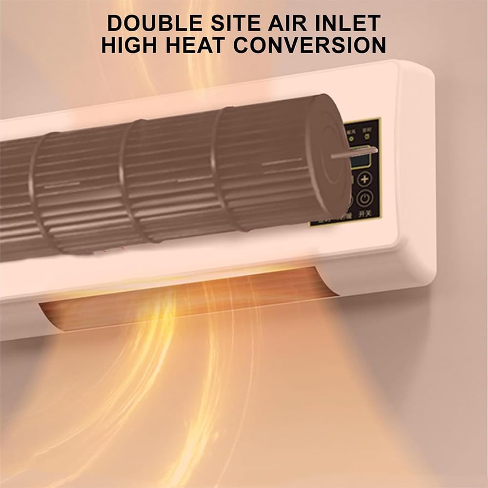 Mini Aire Acondicionado Portátil De Pared Wall Air Conditioner Fan Multifuntional Air Conditioner for Bedroom with Precise Remote Control 6h Programmable Timing