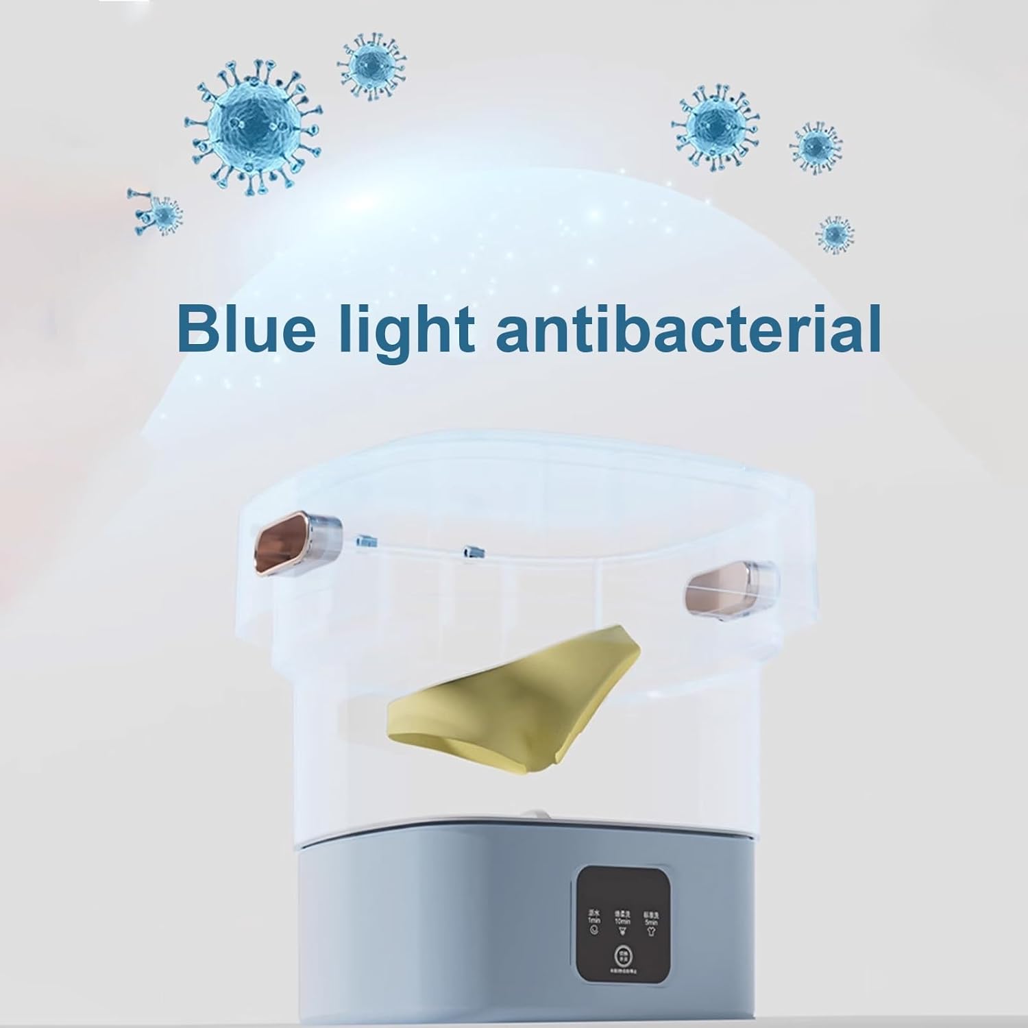 Mini Portable Washing Machine, 17L Small Foldable Washing Machine, Underwear Washer, Perfect for Household, Baby Clothes, Travel, Apartments/Dorms/RVs(Purple)