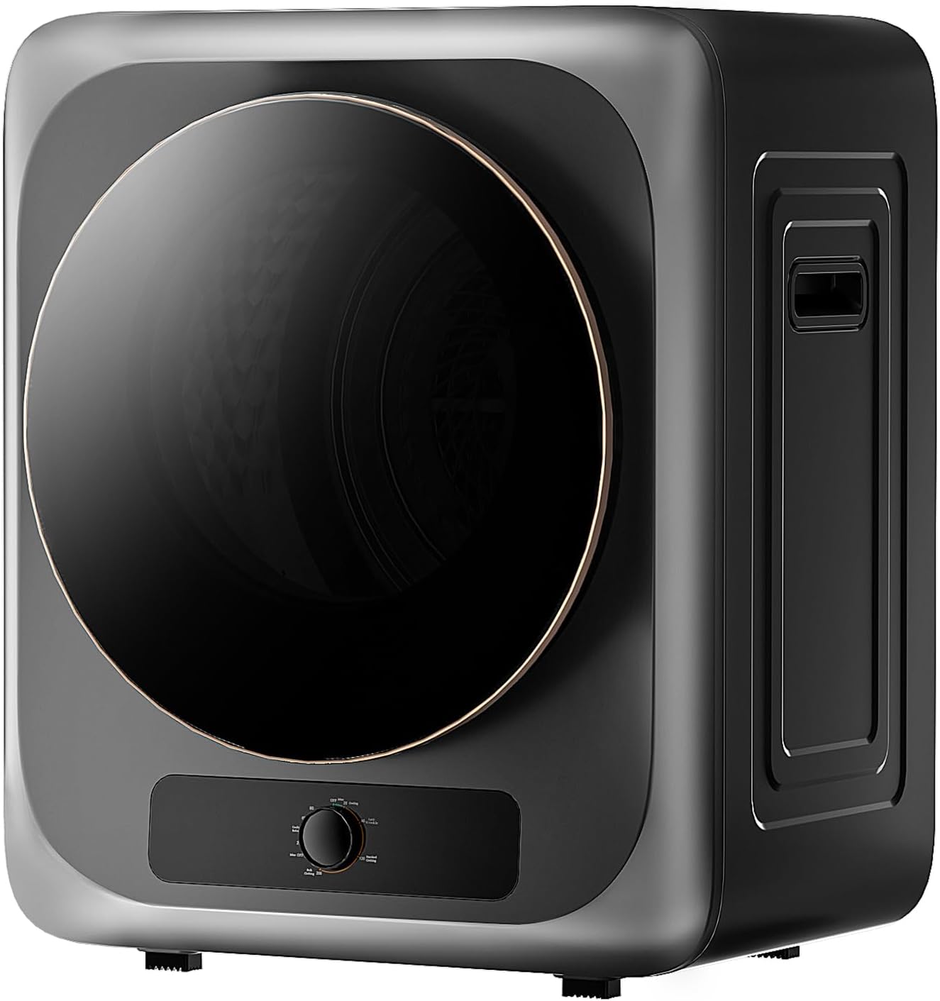 VCJ Portable Clothes Dryer for Apartment, 10lbs Compact Electric Laundry Dryer with Stainless Steel Tub, 1.5 cu.ft Suitable for Apartments, Dorm, RVS