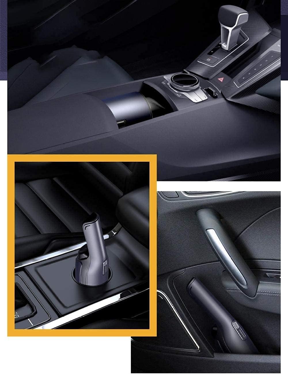 Vacuum Cleaner Handheld High r Car Vacuum Cleaner 120W Truck Car Vacuum Sweeper Wet and Dry Handheld Car Dust Catcher Portable Handheld with Carry (Cordless)