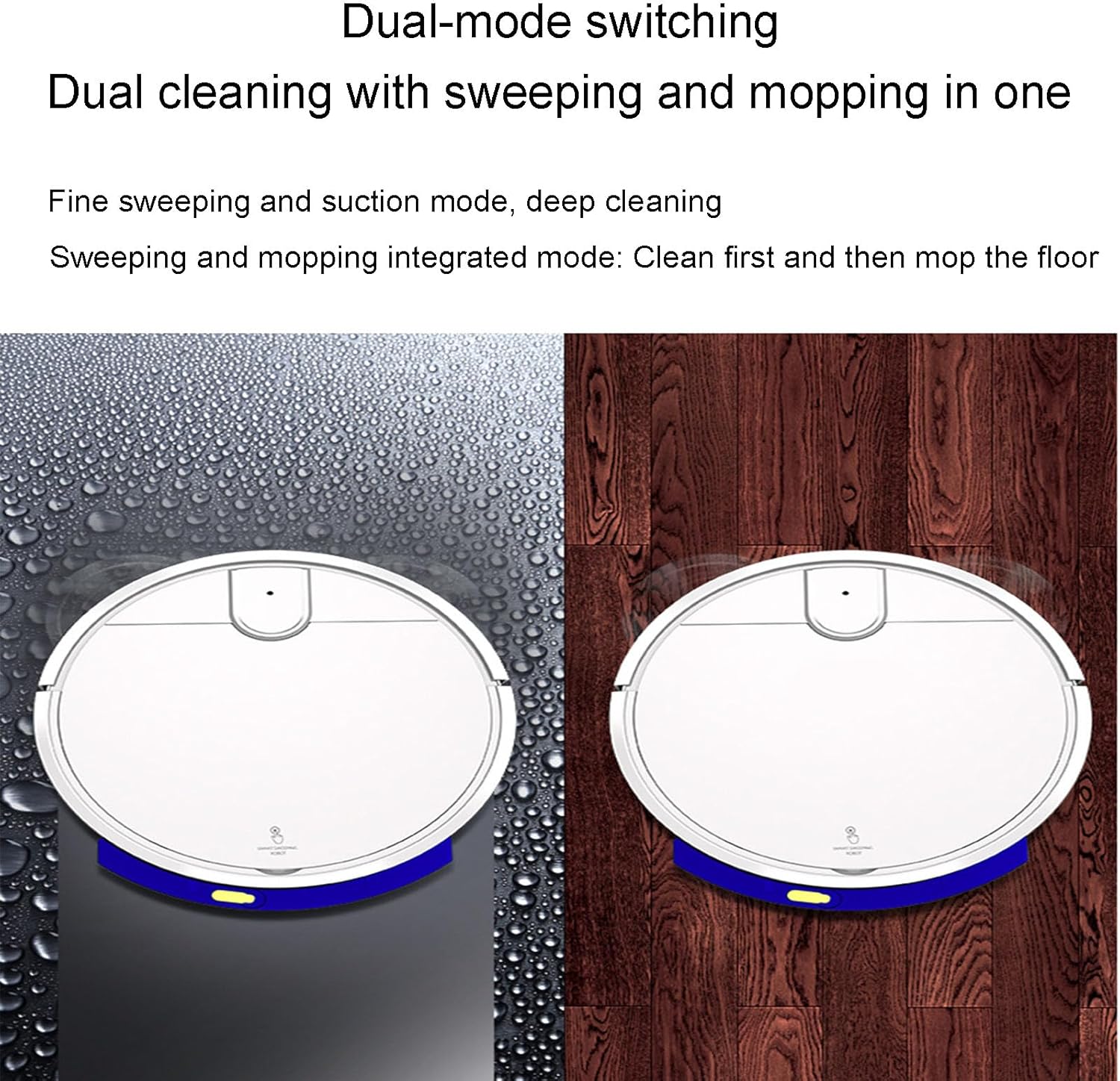 Vacuum Cleaner, Efficient Cleaning, Precise Navigation, Strong Suction Power, Dual-Mode Switching, a Great Helper for Home Cleaning