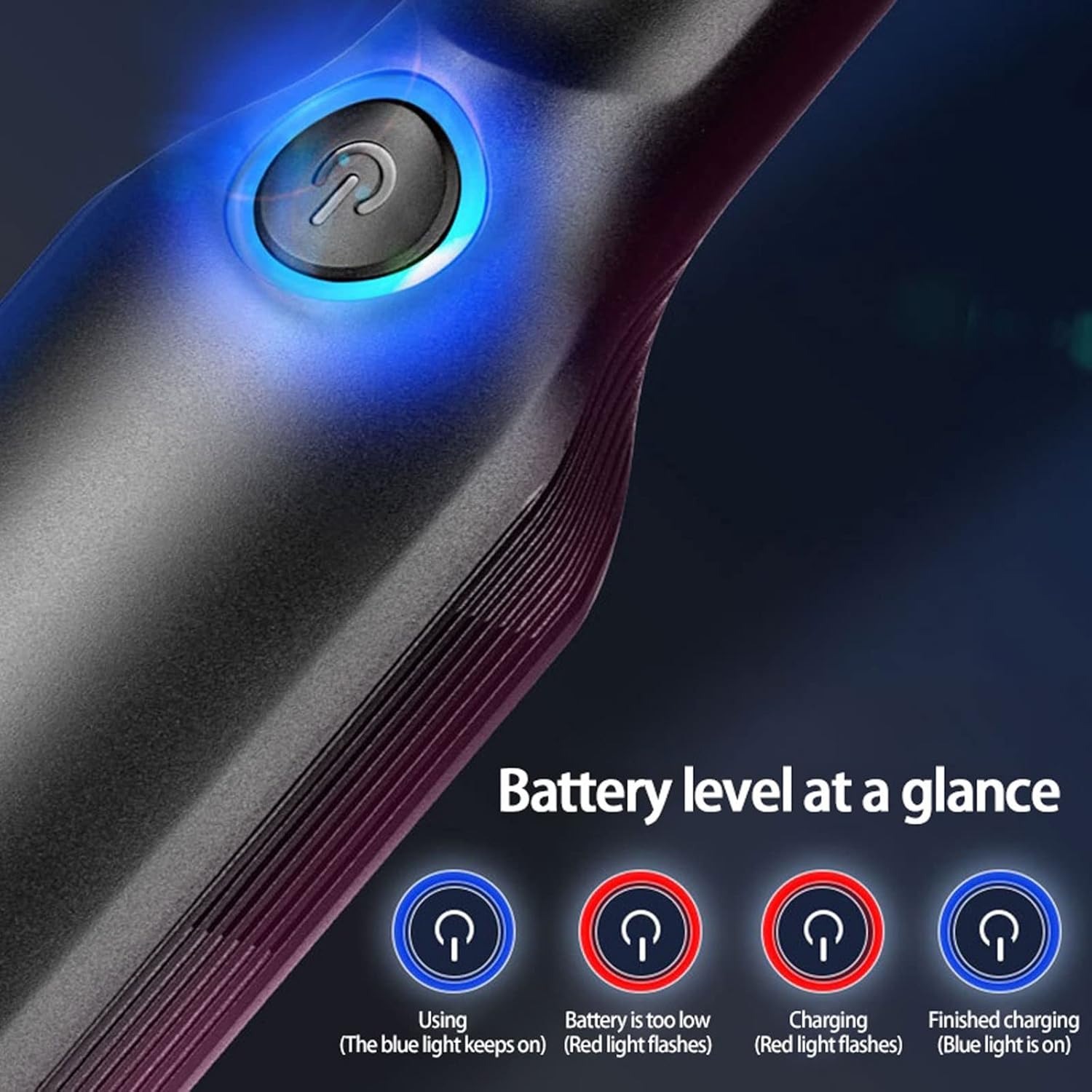 Hand Held Vacuum, Handheld Car Powerful Vacuum Cleaner Wet and Dry Interior Cleaning Rechargeable Home Car Dual Use Portable Vacuum Clean