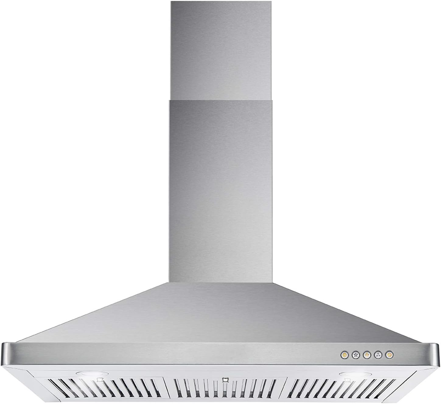 COSMO COS-12MWDSS 24 in. Built-in Microwave Drawer + COSMO 63190 36 in. Wall Mount Range Hood
