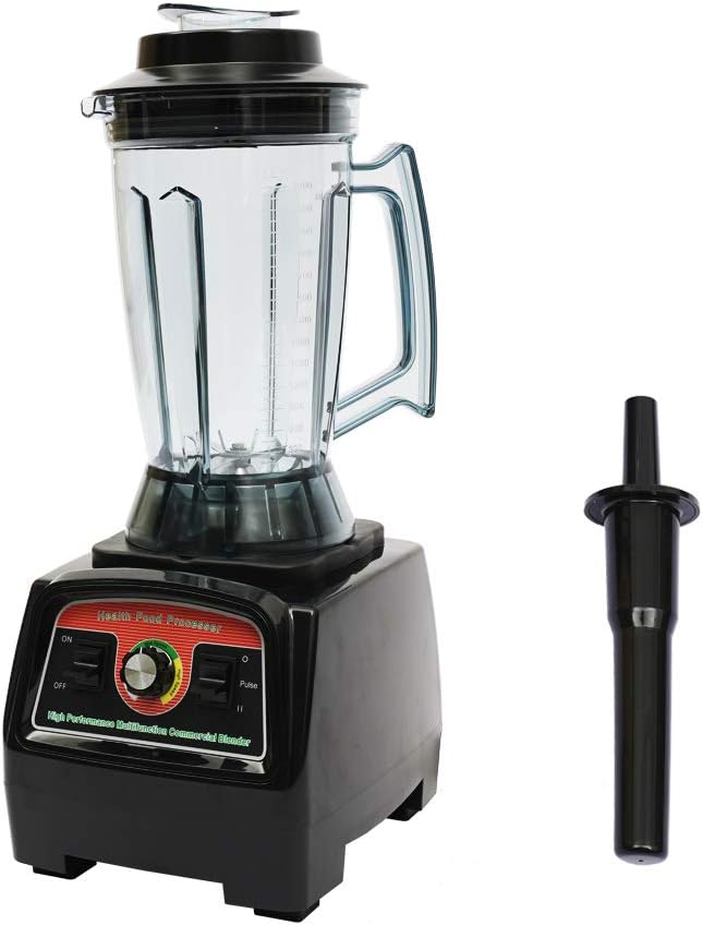 Blender 2 in 1 Fruit Vegetable Ice High Speed Mixer Professional Kitchen System Blending 3.9L 2800W Black
