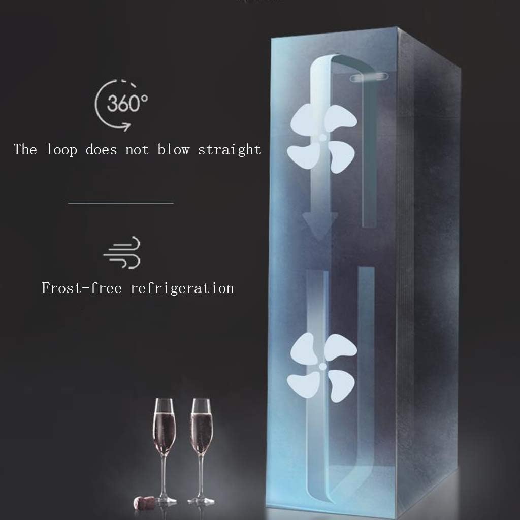 Wine Cooler Refrigerator –Update Version -Compressor Wine Cooler– Wine Coolers freestanding Dual Zone Stores Upto 18 Bottles