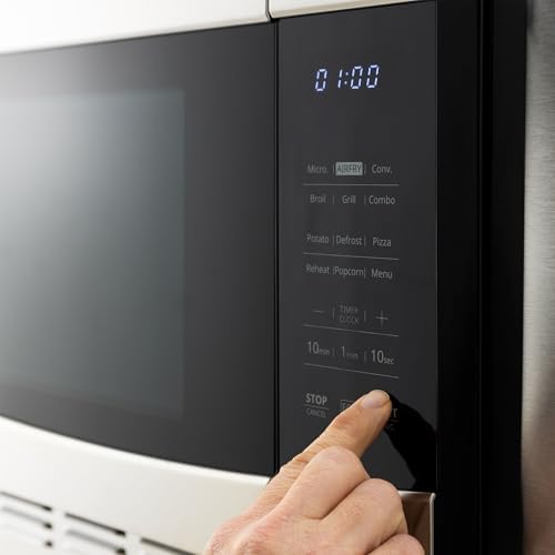 Tough Grade RV Convection Microwave with Air Fryer | 6-in-1 Built-In Combo Oven – Microwave, Grill, Convection, Broil, Air Fry, Combo | 1.0 Cu Ft | Trim Kit Included | Replaces High Pointe & Greystone