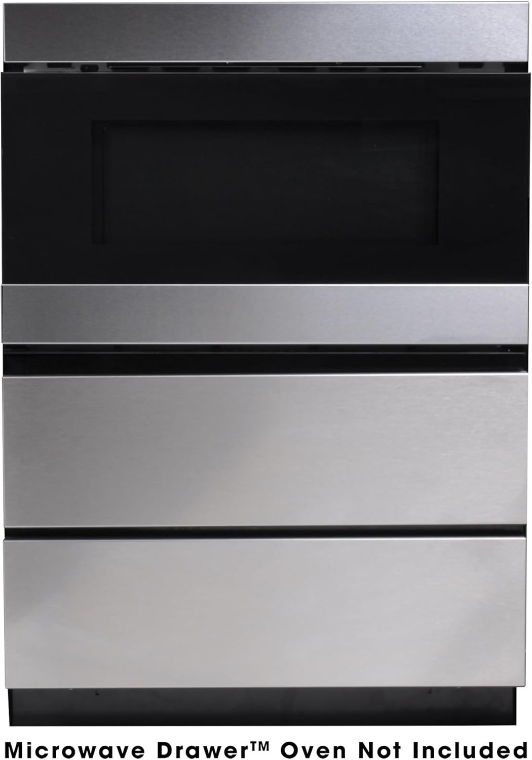 Sharp SKMD24U0ES 24 in. Under the Counter Microwave Drawer Oven Pedestal