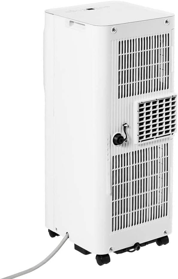 Vissani 8000 BTU Portable Air Conditioner (5000 BTU SACC), 3-in-1 AC Unit with Dehumidifier & Fan, Remote Control, 115V, Easy Install Window Kit, Cools Rooms up to 150 Sq. Ft. (Renewed)